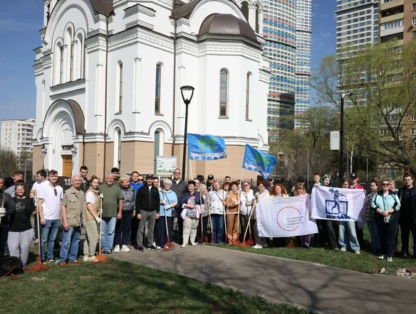 Общегородской субботник в Ростокино