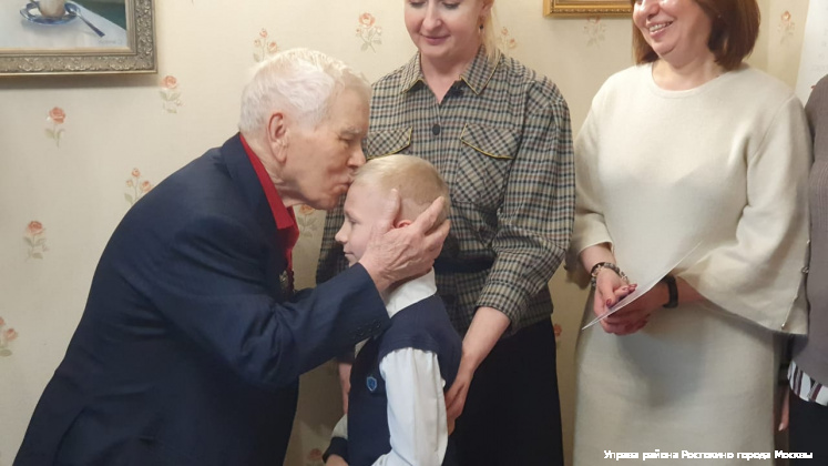 Поздравление ветерана Чибиляева Х.Ш.