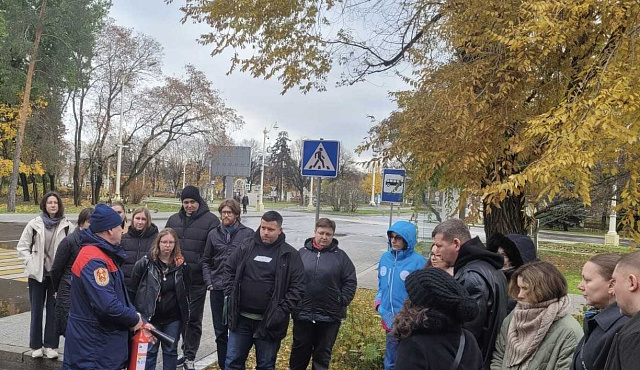 В административном здании на ВДНХ прошли занятия по эвакуации